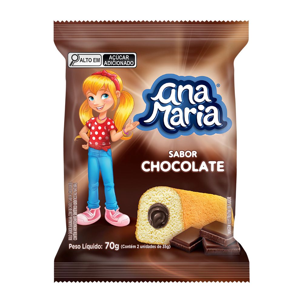 Bolinho Ana Maria Baunilha - 35g