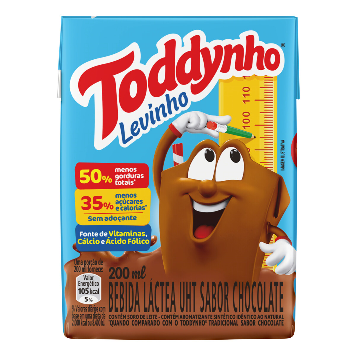 Toddynho Bebida Lactea Sabor Chocolate 200ml